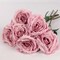 20-Inch Lilac Artificial Rose Stems - Box of 6, Open Blooms with Realistic Silk Foliage - Perfect for Bouquets, Decor - Elegant Year-Round Use, Floral Home by Artificial Flowers